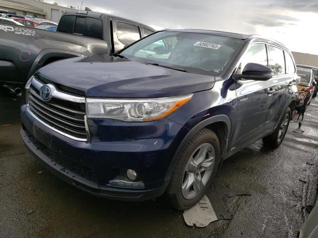 TOYOTA HIGHLANDER 2016 with VIN 5TDDCRFH3GS014993 - Photo from auction
