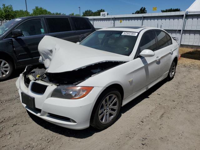 BMW 328 I 2007 with VIN WBAVA375X7NL12889 - Photo from auction