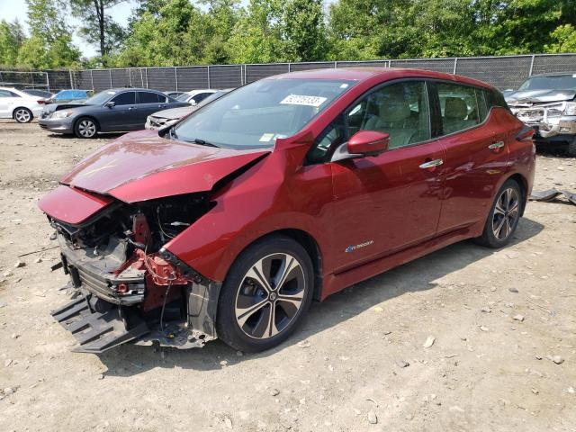 NISSAN LEAF S 2018 with VIN 1N4AZ1CP2JC305353 - Photo from auction