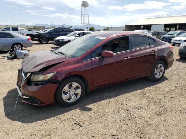 HONDA CIVIC LX 2014 with VIN 19XFB2F58EE017792 - Photo from auction