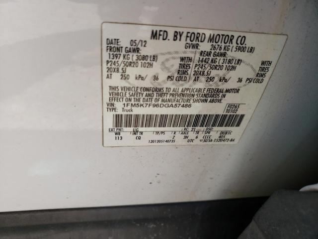 Photo 14 from auction – 2013 FORD EXPLORER L with VIN 1FM5K7F96DGA57486