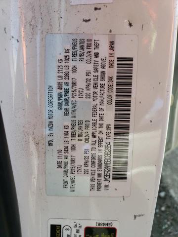 Photo 14 from auction – 2011 MAZDA CX-7 with VIN JM3ER2AM6B0362854