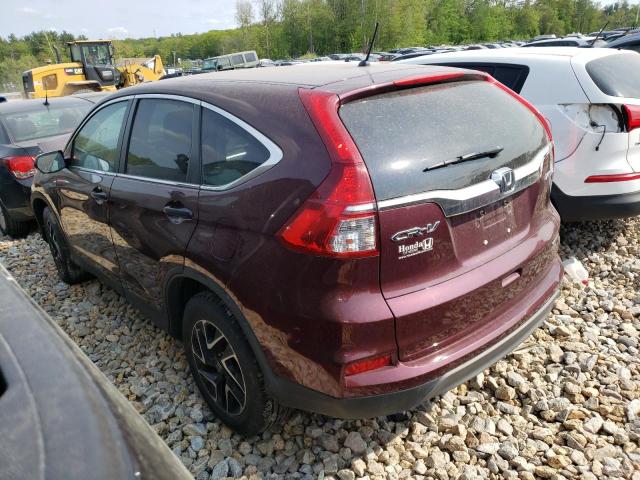 Photo 2 from auction – 2016 HONDA CR-V SE with VIN 5J6RM4H4XGL032323