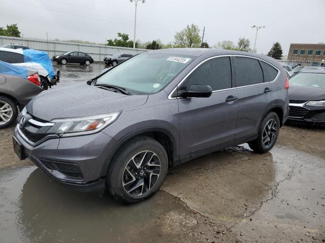 Photo 1 from auction – 2016 HONDA CR-V SE with VIN 5J6RM4H45GL035999
