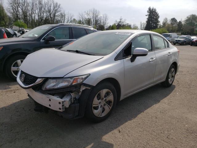 HONDA CIVIC LX 2015 with VIN 19XFB2F58FE277384 - Photo from auction