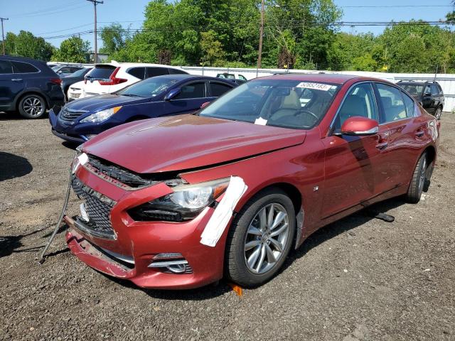 INFINITI Q50 BASE 2014 with VIN JN1BV7AR0EM684213 - Photo from auction