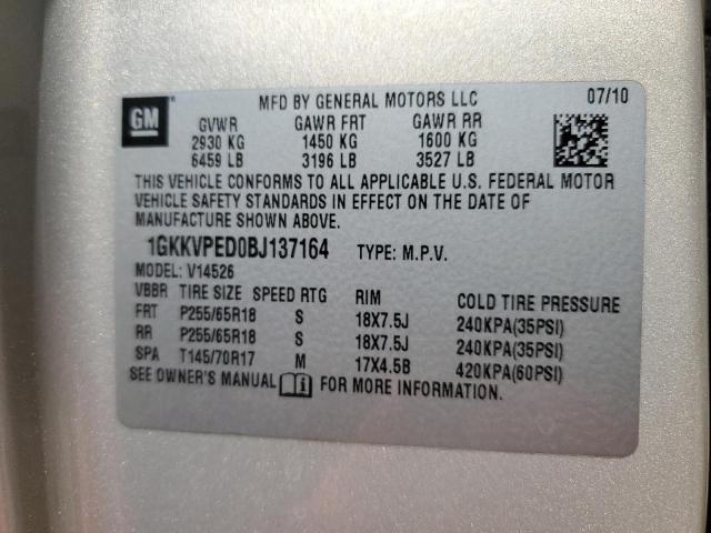صورة رقم 14 من المزاد - 2011 GMC ACADIA SLE مع VIN 1GKKVPED0BJ137164