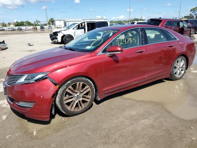 LINCOLN MKZ 2014 with VIN 3LN6L2GK3ER801092 - Photo from auction