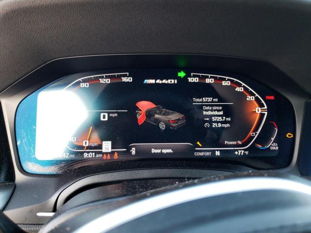 Photo 9 from auction – 2021 BMW M440I with VIN WBA53AT05MCH57432