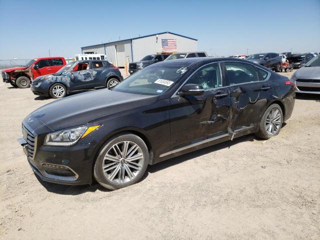 GENESIS G80 BASE 2018 with VIN KMHGN4JEXJU232581 - Photo from auction