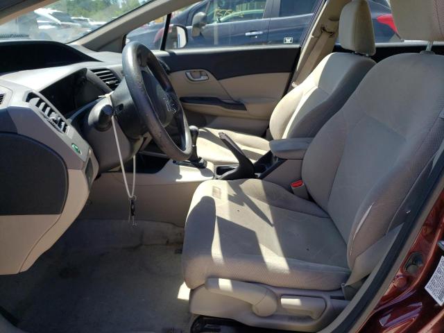 Photo 7 from auction – 2012 HONDA CIVIC LX with VIN 19XFB2E55CE057746