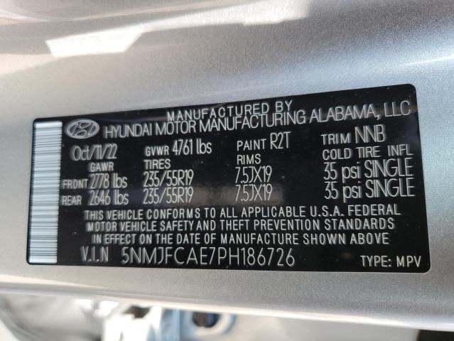 Photo 14 from auction – 2023 HYUNDAI TUCSON SEL with VIN 5NMJFCAE7PH186726