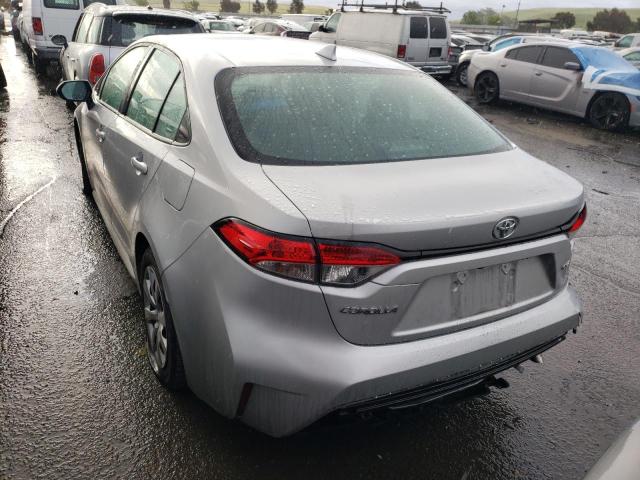 Photo 2 from auction – 2021 TOYOTA COROLLA LE with VIN 5YFEPMAEXMP169621