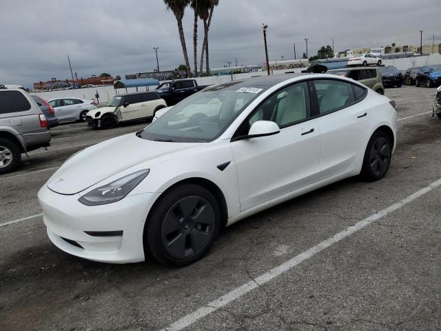 TESLA MODEL 3 2022 with VIN 5YJ3E1EA5NF330604 - Photo from auction