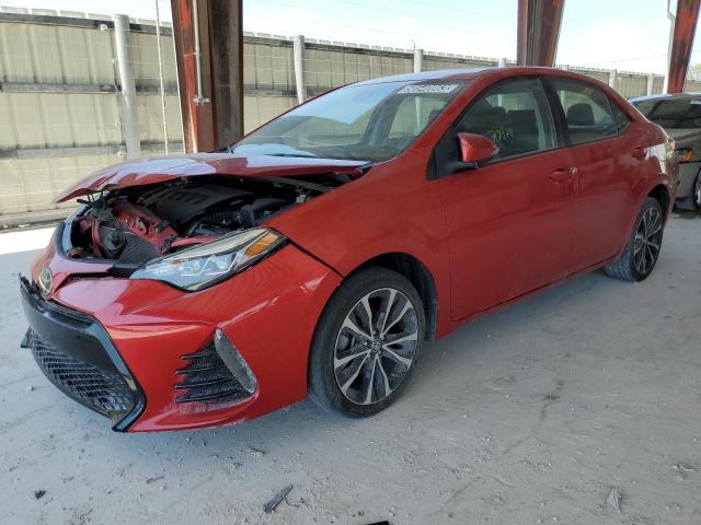 TOYOTA COROLLA L 2017 with VIN 5YFBURHE1HP682695 - Photo from auction