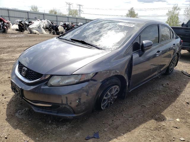HONDA CIVIC LX 2014 with VIN 19XFB2F55EE037465 - Photo from auction