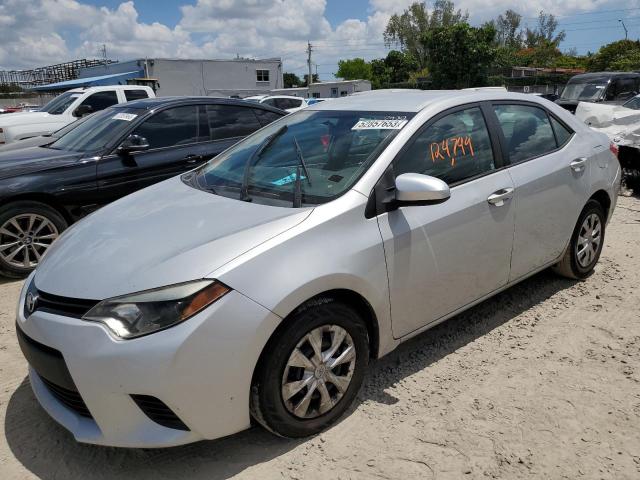 TOYOTA COROLLA L 2014 with VIN 2T1BURHE9EC153703 - Photo from auction