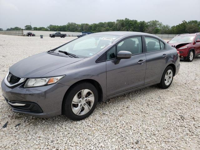 HONDA CIVIC LX 2014 with VIN 2HGFB2F56EH513812 - Photo from auction
