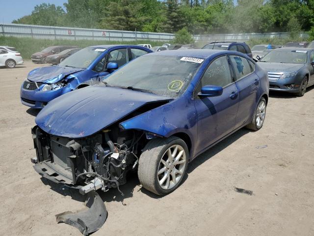 DODGE DART SXT 2013 with VIN 1C3CDFBA1DD330114 - Photo from auction