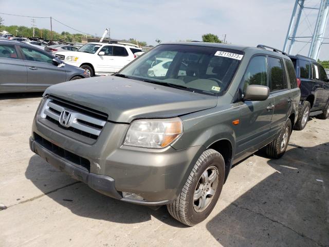 HONDA PILOT EXL 2007 with VIN 5FNYF18707B001962 - Photo from auction