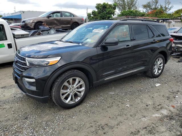FORD EXPLORER X 2020 with VIN 1FMSK8DH0LGB45306 - Photo from auction