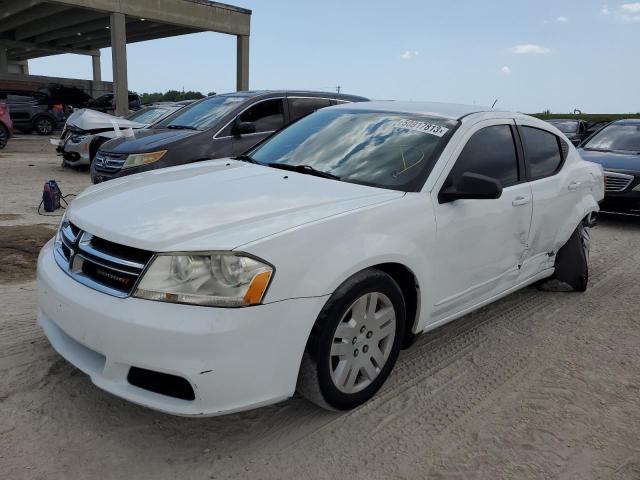 DODGE AVENGER SE 2012 with VIN 1C3CDZAG9CN251922 - Photo from auction