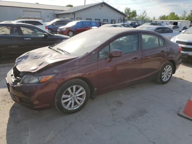HONDA CIVIC EX 2012 with VIN 19XFB2F89CE108349 - Photo from auction