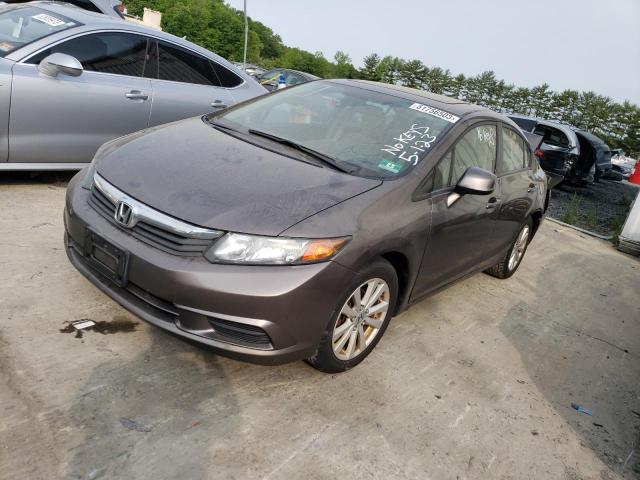 HONDA CIVIC EXL 2012 with VIN 2HGFB2F90CH526989 - Photo from auction