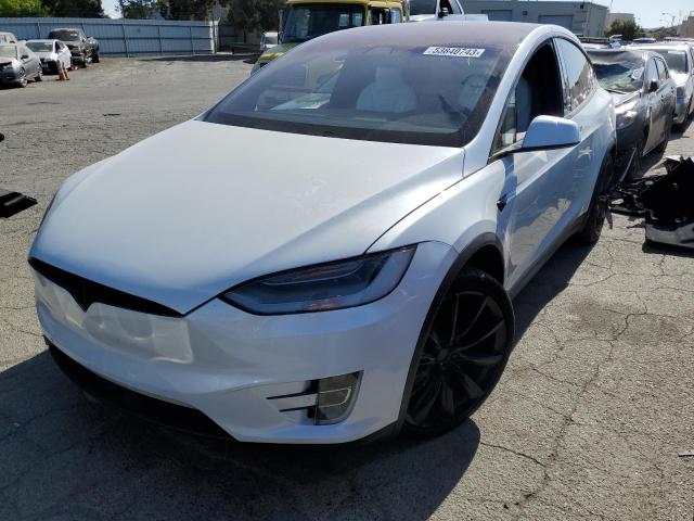 TESLA MODEL X 2020 with VIN 5YJXCBE29LF249463 - Photo from auction