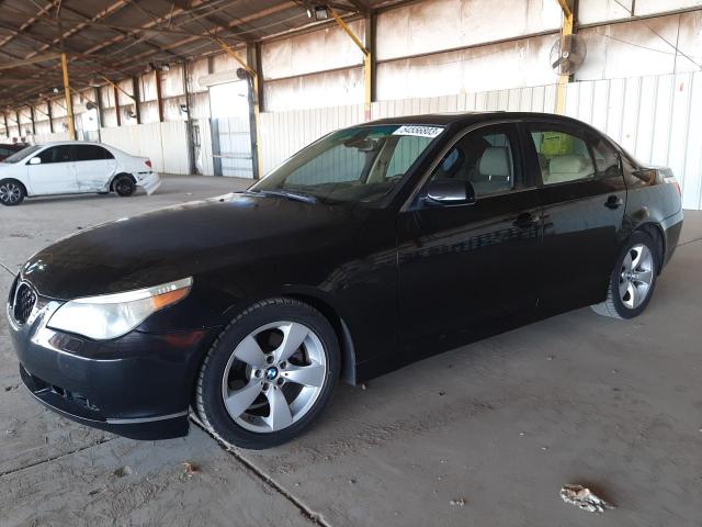 BMW 525 I 2007 with VIN WBANE53527CY04687 - Photo from auction