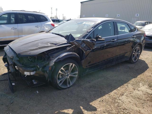 FORD FUSION TIT 2018 with VIN 3FA6P0D97JR244069 - Photo from auction