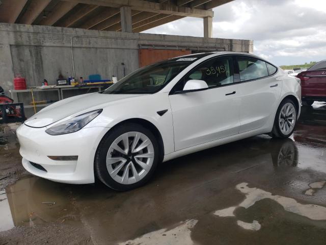 TESLA MODEL 3 2021 with VIN 5YJ3E1EA4MF020894 - Photo from auction