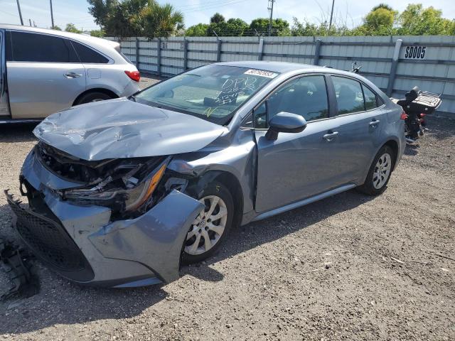 TOYOTA COROLLA LE 2021 with VIN 5YFEPMAE4MP212415 - Photo from auction
