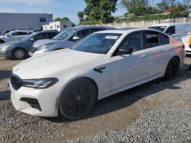 BMW M5 2022 with VIN WBS83CH02NCK61578 - Photo from auction