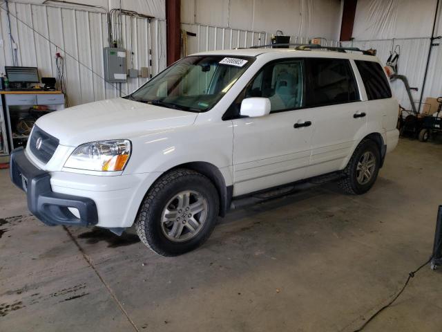 HONDA PILOT EX 2003 with VIN 2HKYF18413H552564 - Photo from auction