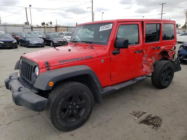 JEEP WRANGLER U 2016 with VIN 1C4HJWDGXGL105244 - Photo from auction
