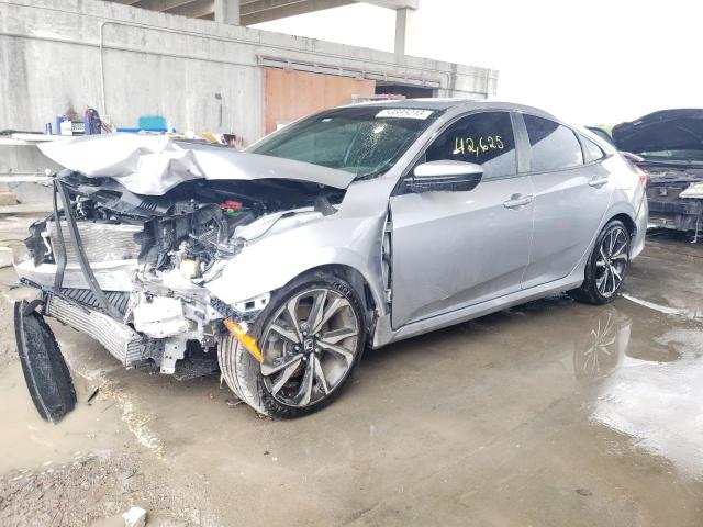 HONDA CIVIC SI 2019 with VIN 2HGFC1E56KH704702 - Photo from auction