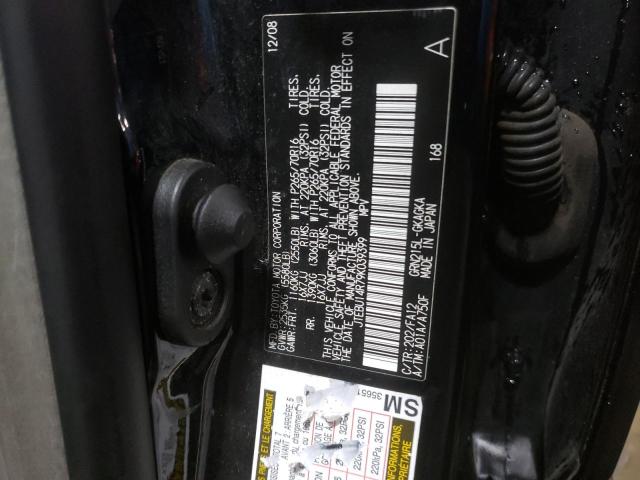 Photo 14 from auction – 2009 TOYOTA 4RUNNER SR with VIN JTEBU14R79K039399