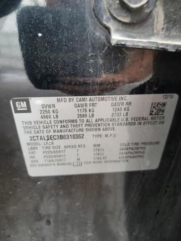 Photo 14 from auction – 2011 GMC TERRAIN SL with VIN 2CTALSEC3B6310362