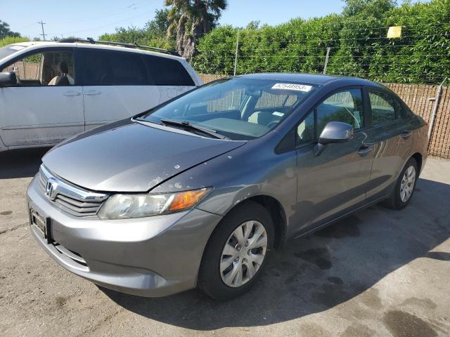 HONDA CIVIC LX 2012 with VIN 19XFB2F57CE386298 - Photo from auction