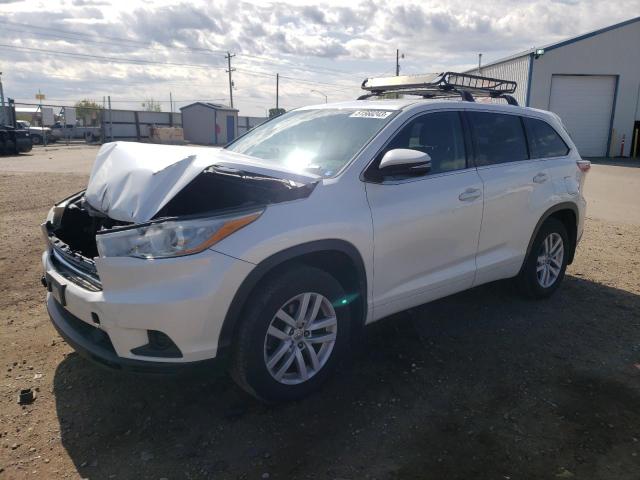 TOYOTA HIGHLANDER 2015 with VIN 5TDBKRFH0FS084900 - Photo from auction