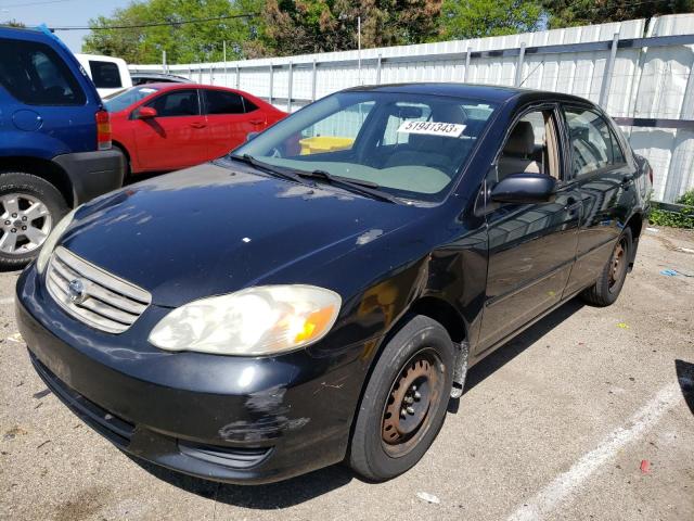 TOYOTA COROLLA CE 2003 with VIN JTDBR38E532006403 - Photo from auction