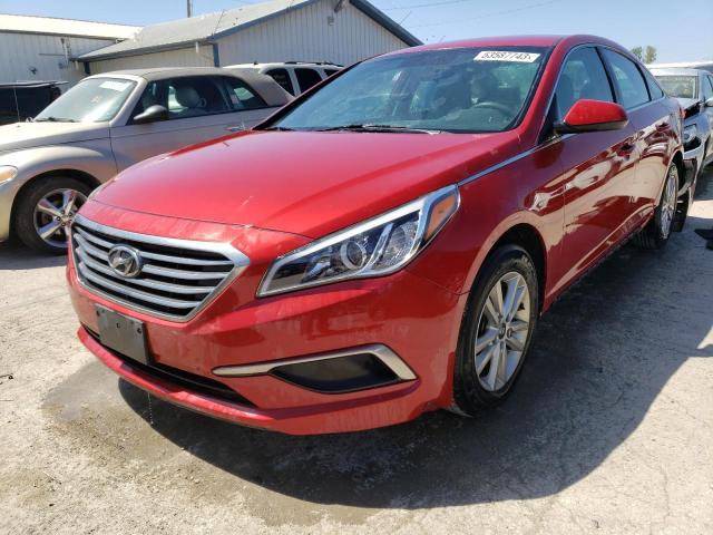 HYUNDAI SONATA SE 2017 with VIN 5NPE24AF6HH499587 - Photo from auction