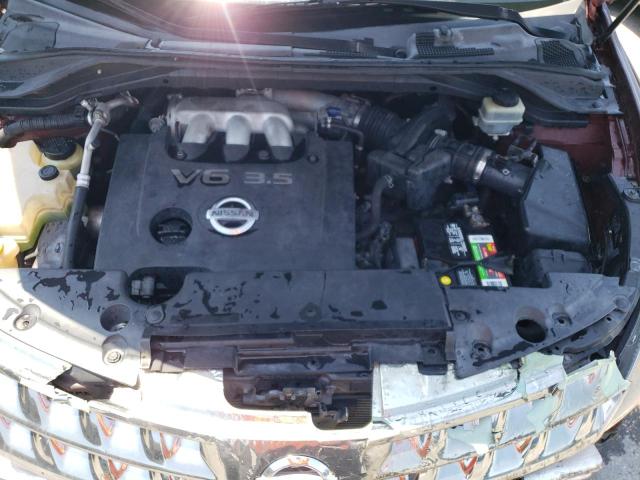 Photo 12 from auction – 2007 NISSAN MURANO SL with VIN JN8AZ08T77W501259