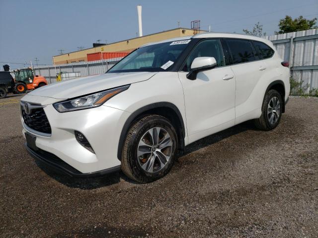 TOYOTA HIGHLANDER 2022 with VIN 5TDGZRBH2NS580304 - Photo from auction