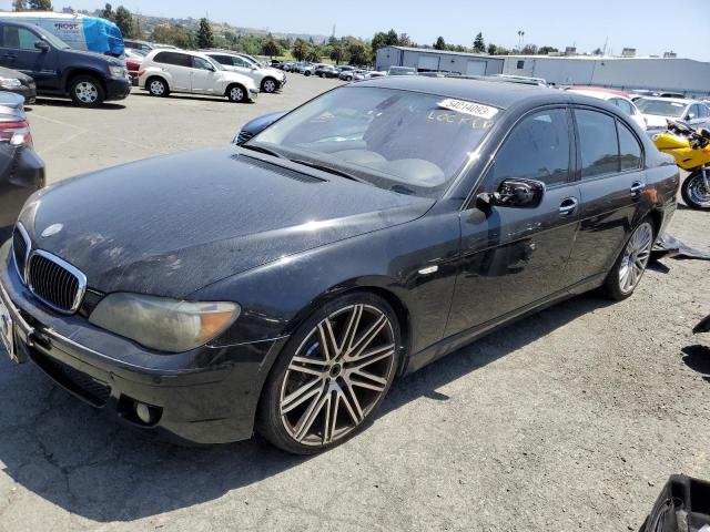 BMW 750 I 2007 with VIN WBAHL83537D108294 - Photo from auction
