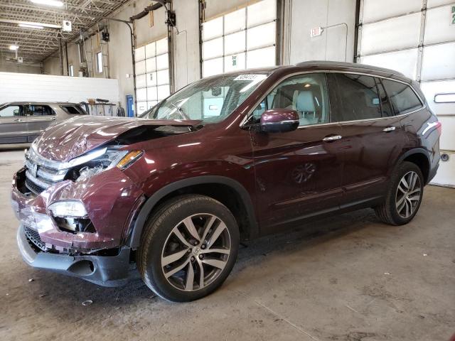 HONDA PILOT ELIT 2017 with VIN 5FNYF6H05HB082037 - Photo from auction
