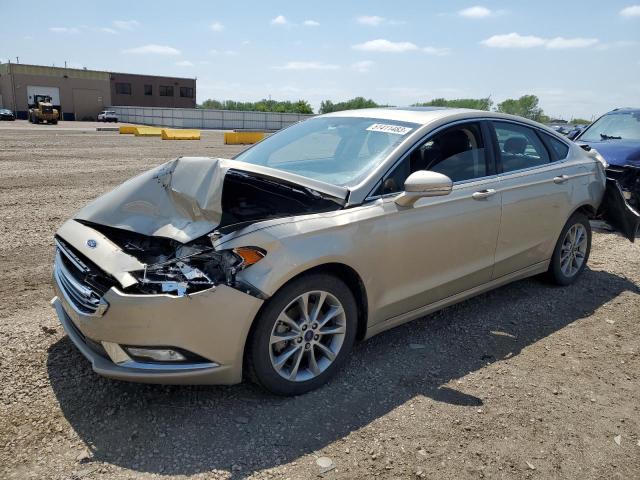 FORD FUSION SE 2017 with VIN 3FA6P0HD2HR322072 - Photo from auction