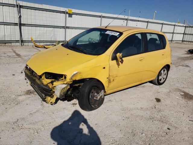 CHEVROLET AVEO BASE 2007 with VIN KL1TD66677B768340 - Photo from auction