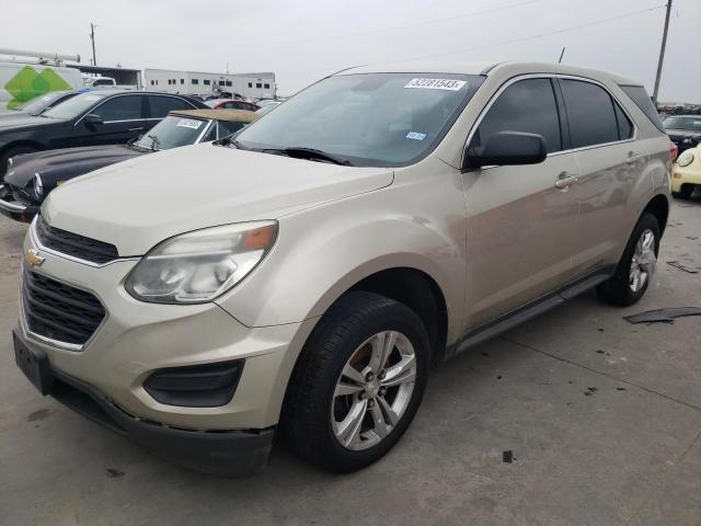 CHEVROLET EQUINOX LS 2016 with VIN 2GNALBEK3G1126330 - Photo from auction